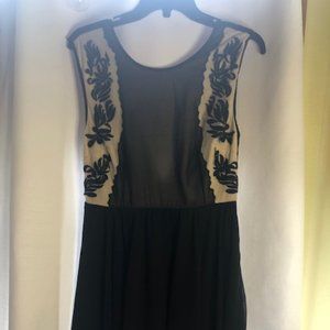 Pins and Needles Black Dress Size 8